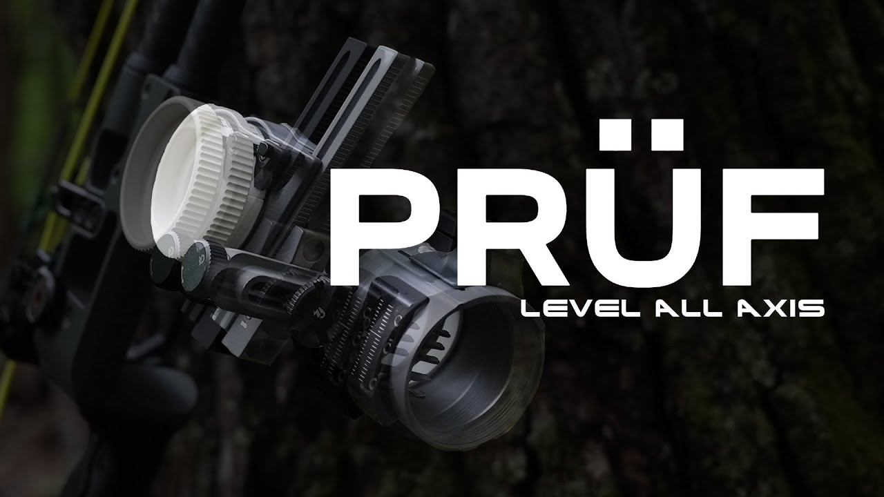HOW TO SET UP DIALED PRUF BOW SIGHT - STEP BY STEP - (Make sure to level all axis')