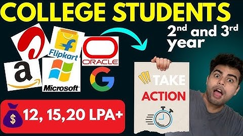 HOW to get 💰GOOD PLACEMENTS💰- for 2nd and 3rd year students | Career growth strategy