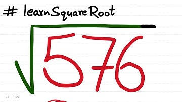 Square root of 576