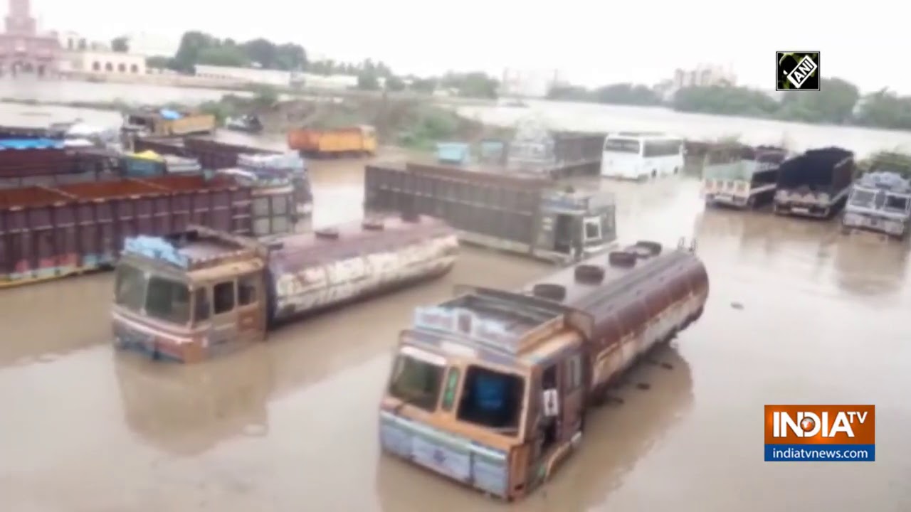 Dam in Gujarat`s Jamnagar overflows after monsoon rains intensify