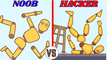 Kick & Break Ragdoll vs Ragdoll Break Walkthrough - NOOB vs HACKER Gameplay - All Levels Challenge