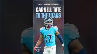 The Titans Just Drafted Their WR1 in Carnell Tate! #shorts