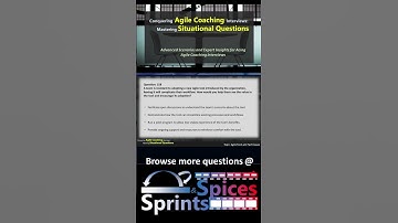 Agile Coach Interview Question 158 of 160