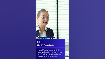 Interview Tips: Provide An Example When You Improved a Process #shorts #interview  #riverstone