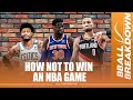 How NOT To Win NBA Games