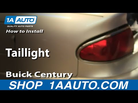 How to Replace Tail Light 97-05 Buick Century