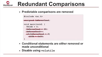 Microchip MPLAB® XC8 Cコンパイラによる最適化について