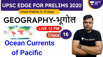 UPSC EDGE for Prelims 2020 | Geography for UPSC by Rohan Sir | Ocean Currents of Pacific