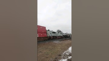 CP train flying on the MacTier Sub #shorts #ree #short #trains #railfan #railroad #cptrain #cp