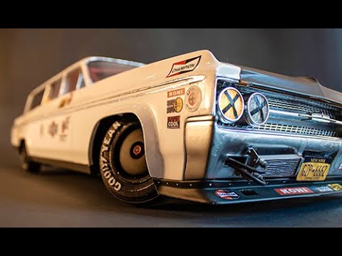 Super scale active suspension, arduino powered, 3D printed, RC drift, Oldsmobile Dynamic 88 *LONG*