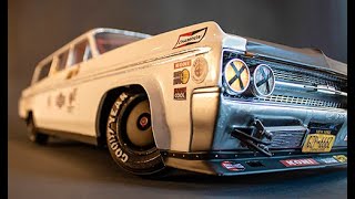 Super scale active suspension, arduino powered, 3D printed, RC drift, Oldsmobile Dynamic 88 *LONG*