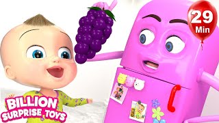 Canción del Refrigerador  Canciones Infantiles | BillionSurpriseToys Español