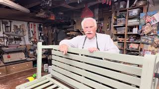 Restoring Karens Garden Bench
