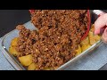I put ground beef over the potatoes, and this recipe turned out amazing!