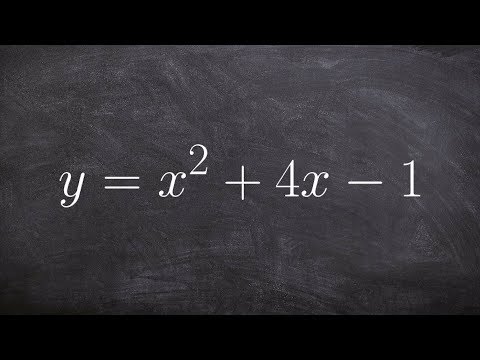 How to determine the axis of symmetry and vertex