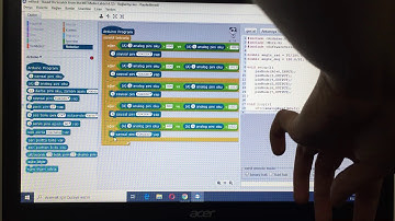 Potansiyometre İle Sıralı LED Yakma Söndürme Mblock ile  kod yazılımı