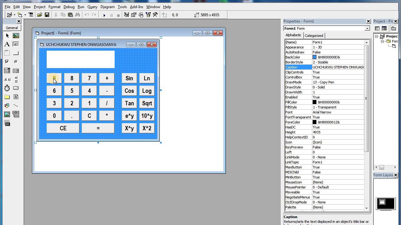 Visual Basic Code For Simple Calculator