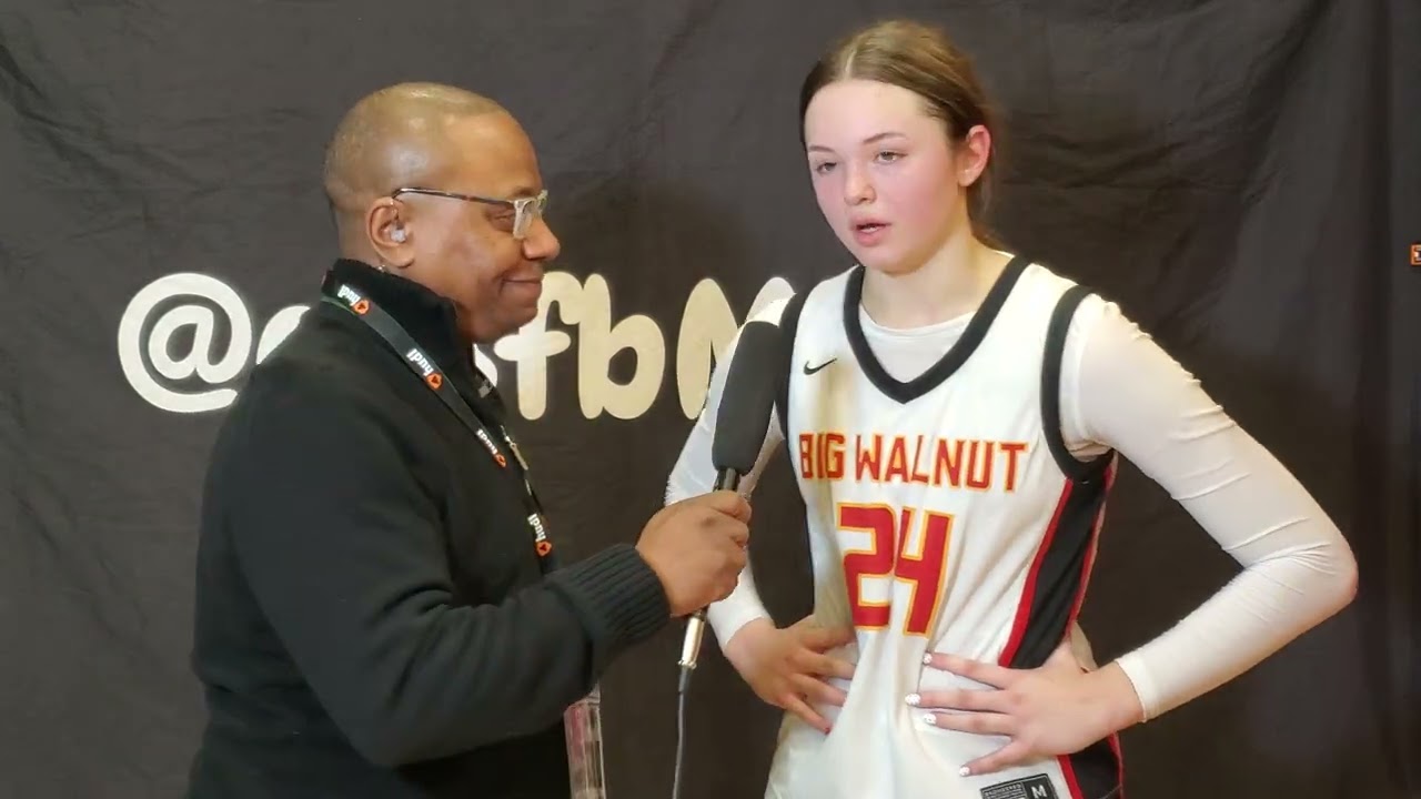 Talking with Ryleigh Thrapp after her performance in the 28.5 Ohio Classic. 