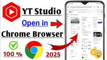 Chrome Browser Me Youtube Studio Ko Open Kaise Kare | Yt Studio Ko Chrome Browser Me Open Kaise Kare