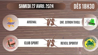 1/2 FINALES POULES DES AS: CLUB SPORT VS REVEIL SPORTIF