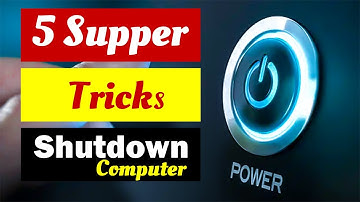 5 Supper tricks to Shutdown PC! কম্পিউটার বন্ধ করার ৫টি সুপার ট্রিক। কিভাবে শিখবো? Kivabe Shikhbo?