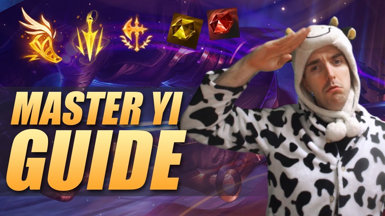 MASTER YI GUIDE: RUNES, BUILD, JUNGLE PATH AND MORE - Cowsep - YouTube