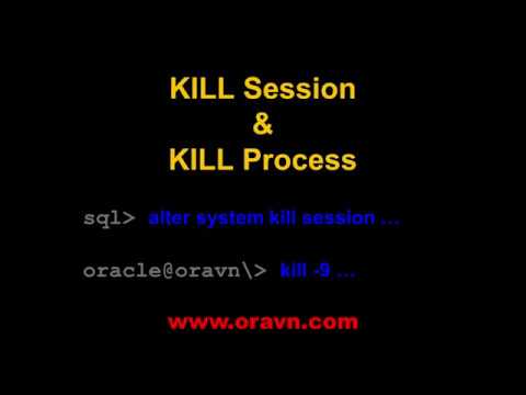 ORACLE: KILL session và KILL process kết nối tới database - YouTube Oracle: Kill Session Và Kill Process Kết Nối Tới Database - Youtube
