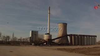 Sprengung Kraftwerk Knepper 17.02.2019