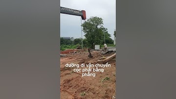 KHÂU CHUẨN BỊ MẶT BẰNG, MÁY, CỌC TRƯỚC KHI ÉP ĐẠI TRÀ/0989239215