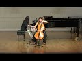 Amanda chi 03 beethoven cello sonata no 4 in c major op  102 no  1   i ii amandachi cello 