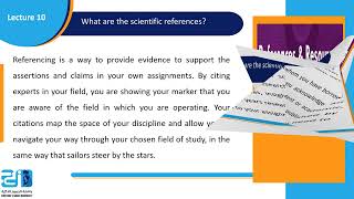 Research Methods - Lecture  10 - References - ESU