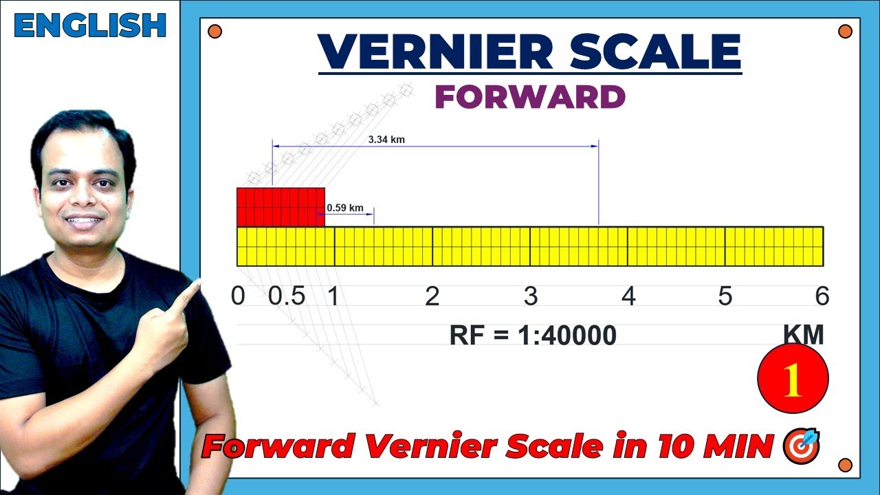 Прямая нониусная шкала | Задача 1 | Полное пошаговое решение