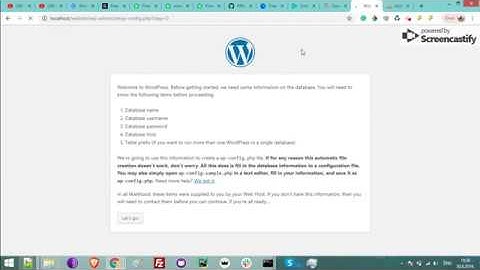 How to install WordPress 5.2.2 on localhost
