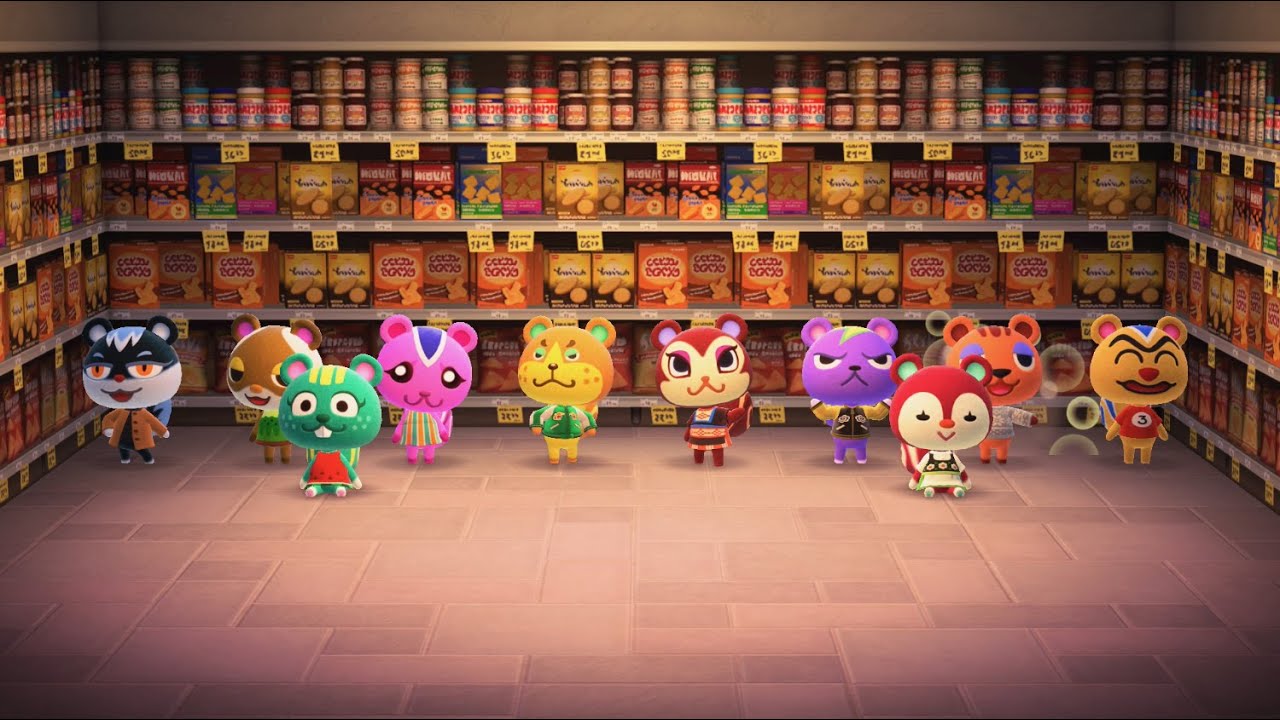 【Animal Crossing New Horizons】Squirrels All Emote Reactions Part 1