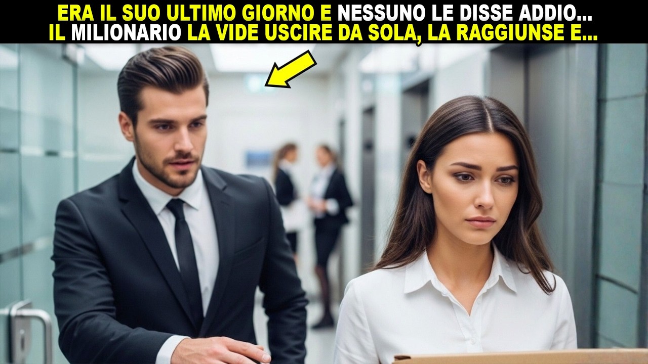 Era il suo ultimo giorno e nessuno le disse addio… Milionario la vide uscire da sola, la raggiuns e…