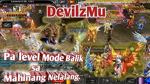 DevilzMu : Pa level Mode Balik sa Mahinang Nelalang @rexnorvinTV