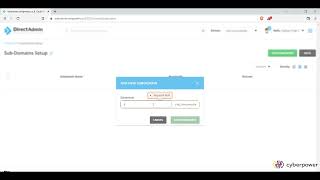 how to add sub-domain in directadmin - voxfor