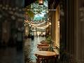 peaceful moment in a cozy night cafe