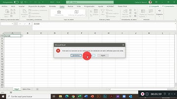 Excel - Validación de Datos - Lista Desplegable