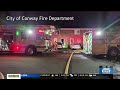 3 taken to hospital after building fire in Conway
