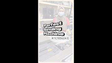 ROYALTECH Perfect Binding Machine - RTC70SG(A3) _ Demo/Tutorial