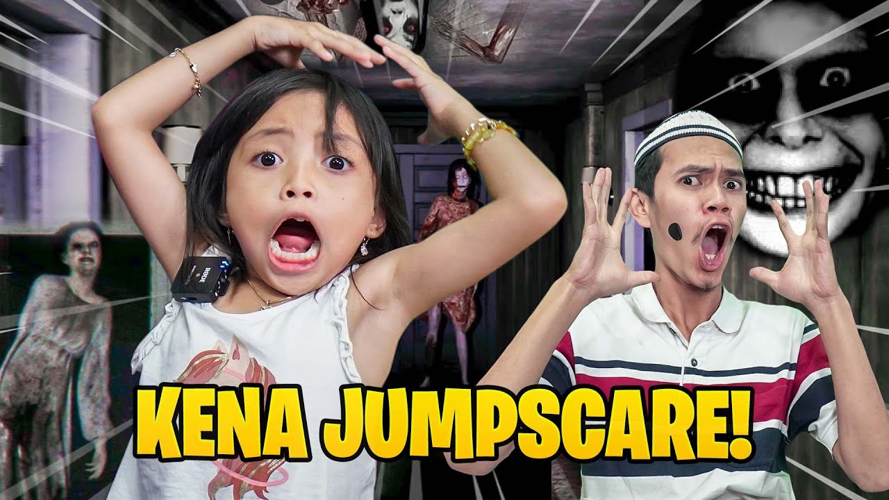 SEHARIAN LEIKA DAN TOMPEL JANTUNGAN MAIN GAME HORROR 😱😨KOMPILASI LEIKA GAMING 1 JAM