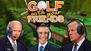US Presidents Play Golf with Your Friends