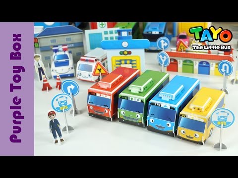 꼬마버스 타요 만들기 2세트 타요 로기 라니 가니 만들기 Приключения Тайо игрушка TAYO THE LITTLE BUS TOYS 퍼플토이박스