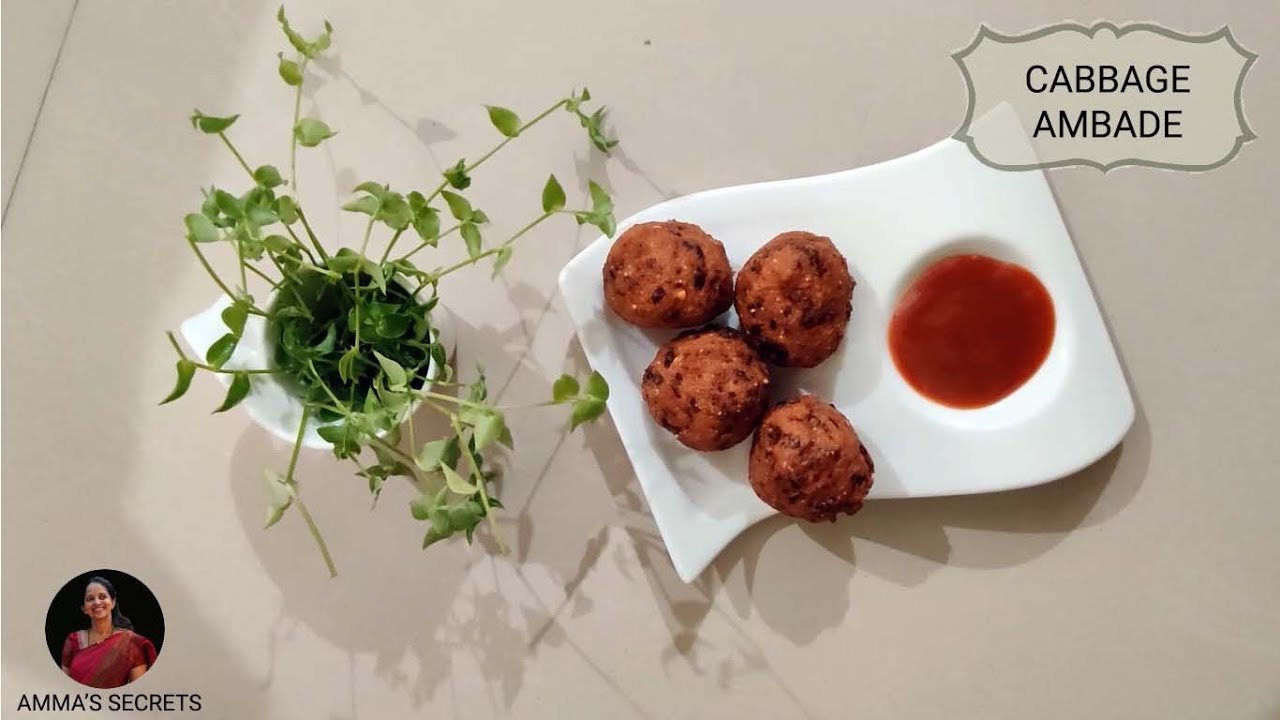 Homemade Cabbage Amabade/ South Indian style cabbage pakoda | Amma's ...