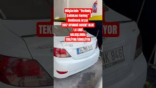 Müşterinin Verilmiş Sadakası Varmış Denilecek Arıza 2017 Hyundai̇ Accent Blue 1.6 Crdi̇ Tekli̇yor