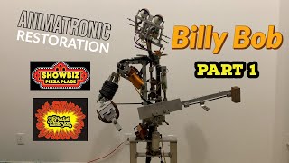 Animatronic Restoration Part 1 - BILLY BOB - Rockafire Explosion - Showbiz Pizza