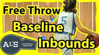 Foul Line Stack Baseline Inbounds Plays vs Man to Man Defense Profile