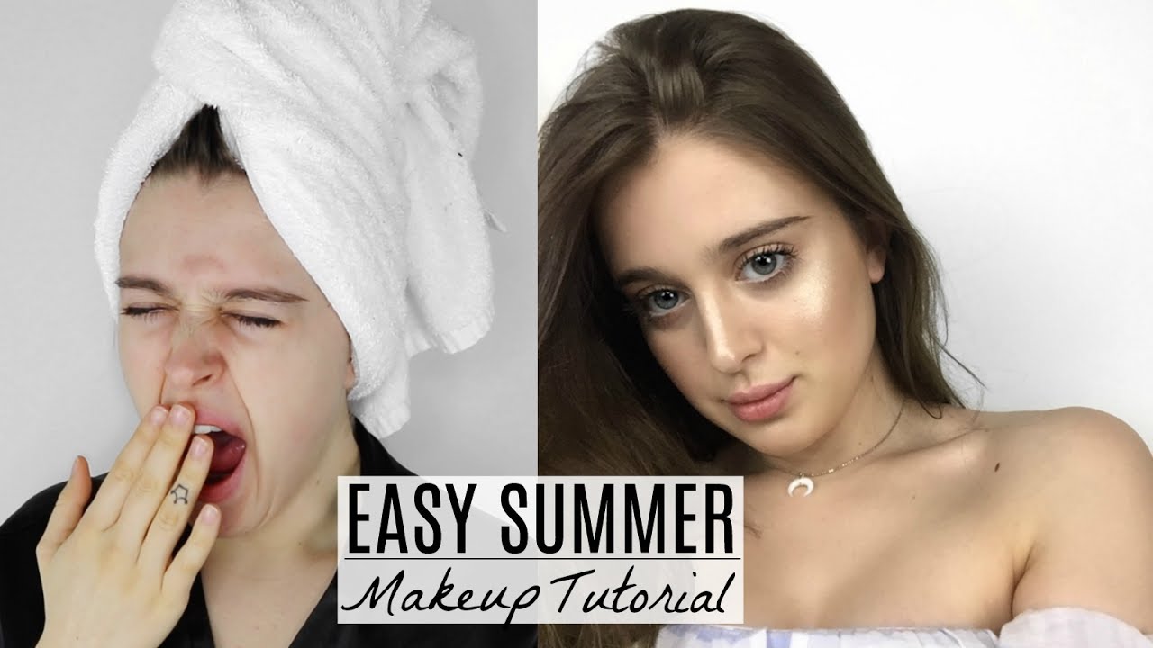 Glowy Summer NO-MAKEUP Tutorial | ft. Rachel Cantu