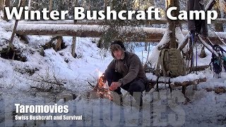 Bushcraft Winter Camp and Solo Overnighter / HD